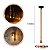Pendente Luminária Corda Sisal 1 Metro Bivolt 110v 220v Retro Vintage Rústico Decorativo E27 - Imagem 4