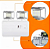 Luminária de Emergência LED PRO 20W com 2 Farol 40 LEDS Luz Branco Frio - Imagem 1