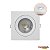Kit 30 Spot Embutir Led Quadrado 13cm 15w 3000k Branco Quente PVC Embuled - Imagem 5