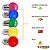 Kit 30 Lâmpadas Led Bolinha Colorida Decorativa Varal Cores 3w Bivolt E27 CTB Varal Penteadeira - Imagem 9