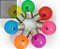 Kit 30 Lâmpadas Led Bolinha Colorida Decorativa Varal Cores 3w Bivolt E27 CTB Varal Penteadeira - Imagem 2
