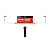 Garfo Duplo Profissional Para Big Rolo 46cm AT360/46 - Atlas - Imagem 2