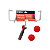 Garfo Duplo Profissional Para Big Rolo 46cm AT360/46 - Atlas - Imagem 1