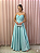 Vestido Azul turquesa Closet Deluxe - P - Imagem 1