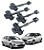 Limitador de Porta Ford New Fiesta 2011 a 2019 - Imagem 3