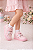 Tênis Cano Alto Menina Infantil Laço Duplo Florzinhas Decor - Imagem 6