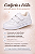 Tenis Infantil Menino Calce Fácil Escola Branco Preto Marrom - Imagem 4