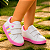 Tenis Infantil Menina Casual Leve Confortável Coração Velcro - Imagem 2
