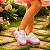 Tenis Infantil Menina Casual Leve Confortável Coração Velcro - Imagem 7
