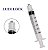 Seringa Descartável 3ml Luer Lock (Rosca) Sem Agulha Caixa C/500 - SR - Imagem 1