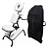 Cadeira de Massagem Quick Massage Portátil Estofado Branco QM-02BR - Best Pro - Imagem 2