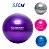 Bola Para Pilates Yoga 55cm Cor Roxo - Maxboost - Imagem 2