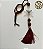Adorno de porta Divino Marsala elegante - Imagem 1