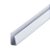 Rodaforro De Pvc Tipo U 6M Branco - Imagem 1