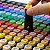 MARCADOR ARTISTICO 80 CORES PONTA DUPLA - BBR - Imagem 2