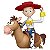DINSEY PIXAR TOY STORY 5 BONECO JESSIE E BALA NO ALVO - MATTEL - Imagem 5