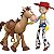 DINSEY PIXAR TOY STORY 5 BONECO JESSIE E BALA NO ALVO - MATTEL - Imagem 2