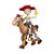 DINSEY PIXAR TOY STORY 5 BONECO JESSIE E BALA NO ALVO - MATTEL - Imagem 6