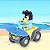 BLUEY MINI PLAYSET - QUADRICICLO NA PRAIA - MOOSE - Imagem 4