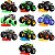 HOT WHEELS MONSTER TRUCKS CARROS 1:64 SORTIMENTO - MATTEL - Imagem 1