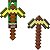 MINECRAFT FERRAMENTA PICARETA DE OURO - MATTEL - Imagem 1