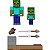 MINECRAFT FIGURA DE AÇÃO ARMADILHA DE FLECHA PARA ZUMBI - MATTEL - Imagem 3