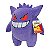 PELÚCIA POKÉMON GENGAR - SUNNY - Imagem 3