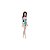 BARBIE PRAIA COM MAIÔ AZUL FLAMINGO - MATTEL - Imagem 1