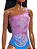 BARBIE PRAIA COM MAIÔ ROXO TROPICAL - MATTEL - Imagem 4