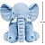 ALMOFADA ELEFANTE DE PELUCIA 60 CM - Imagem 2