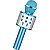 MICROFONE INFANTIL BLUETOOTH AZUL - ZOOP TOYS - Imagem 1