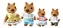 CASINHA FELIZ FAMILIA CAPIVARA - ZOOP TOYS - Imagem 1