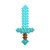 MINECRAFT FERRAMENTA ESPADA DE DIAMANTE - MATTEL - Imagem 1