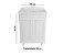 Gabinete Para Banheiro Astra GAB2-BR1 2 Portas Branco Com Lavatório - Imagem 9