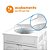 Gabinete Para Banheiro Astra GAB2-BR1 2 Portas Branco Com Lavatório - Imagem 4