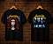 Camiseta Taake 100% Algodão Preta - Imagem 1