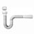 Sifão Pop Universal Extensível 72cm Branco 1.1/2" Sowshop - Imagem 1