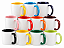 Caneca Personalizada 325 ml com Alça e Interior Colorido - Imagem 1