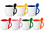 Caneca Personalizada 325 ml com Colher, Alça e Interior Coloridos - Imagem 1