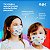 Caixa 25 Máscaras Descartável Infantil Tripla C/ Clip Nasal - Imagem 4