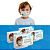 Kit 100 Máscara Cirúrgica Descartável Infantil - 4 Caixa C/ 25 Unidades - Imagem 1