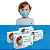 Kit 100 Máscara Cirúrgica Descartável Infantil - 4 Caixa C/ 25 Unidades - Imagem 3
