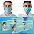 Kit 200 Máscara Descartável Adulto Antiviral - 4 Caixa C/ 50 Unidades - Imagem 1
