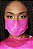 Caixa 50 Unidades Máscaras Descartável Tripla Camada Com Elastico Pink - Imagem 3