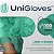 Luva Descartável Latéx Sem Pó Com Hidratante UniGloves 100 Unidades - Imagem 3