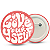 Botton Broche Alfinete personalizado 2,5cm - Imagem 1