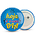 Botton Broche Alfinete personalizado 5,5cm - Imagem 1