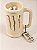 Porta Caneca Monster Bege com Chaveiro Abridor - Imagem 1