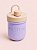 Chaveiro porta Whey - Roxo e bege - Imagem 2