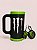 COMBO PORTA CANECA MONSTER PRETO E VERDE - Imagem 1